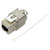 TruComponents 240053 RJ45 coupling, CAT 6a Connector, 8 pin Metal