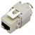 TruComponents 240056 RJ45 coupling, CAT 6a Connector, 8 pin Metal