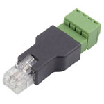 TruComponents 240060 RJ11 Terminal Adapter FL-29 Plug, straight, 6P4C