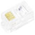 TruComponents 240068 Modular Plug, straight,4P4C RJ45