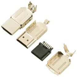 TruConnect Rewireable HDMI Plug 3 pcs