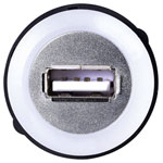 TruComponents 240906 USB 1 x USB A skt to 1 x USB A w/lighting,1.50m cable,Bl