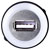TruComponents 240906 USB 1 x USB A skt to 1 x USB A w/lighting,1.50m cable,Bl