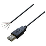TruComponents 240918 USB A connector 2.0 with an open end   USB A plug 2.0