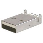 TruComponents 240935 Ultra Slim USB Connector Plug, mount USB A (SMT) Plug