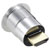 TruComponents 240945 HDMI 2.0 Panel Adapter HDMI skt - HDMI plug Silver