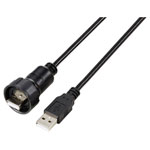 TruComponents 240962 USB 2.0 adapter incl. 1 m cable IP67