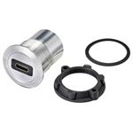 TruComponents 240976 USB Panel skt 3.1,USB-C 3.1 Female to USB-A 3.0 Female