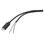 TruComponents 240982 USB-C™ 3.1 plug with an open end