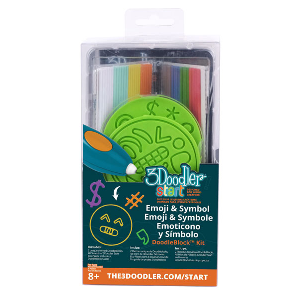 3Doodler Block Kit Emoji / Symbol Set Rapid Online