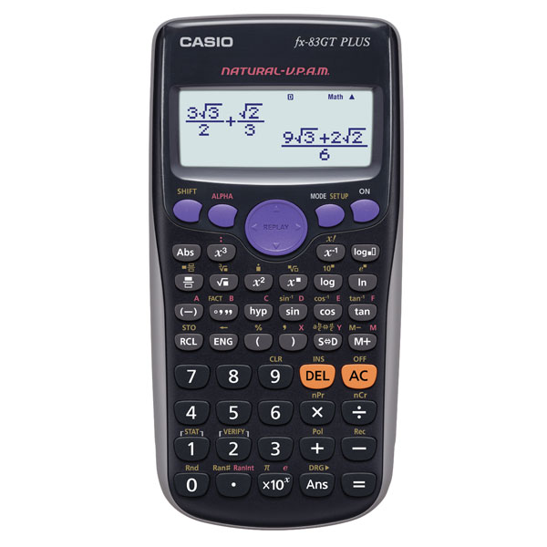 Casio FX-83GTPLUS-SB-UT Plus Scientific Calculator