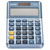 Casio MS-80E 8 Digit Tax /Euro Calculator Metal Cover