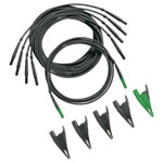 Fluke 2157713 TLS430 Safety Test Lead Banana Jack 4mm Alligator Clips 1pc