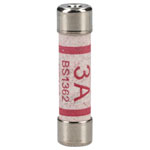 R-TECH 260103 6X25mm 3A 240VAC ceramic fuse Plug Top fuse