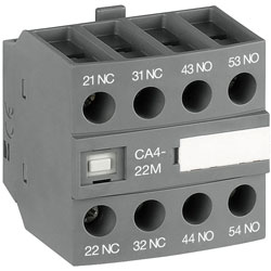 ABB CA4-22M 4-pole Auxiliary Contact Block