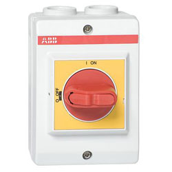 ABB OTP32BA3M Enclosed IP65 3 pole + Solid Neutral | Rapid Electronics