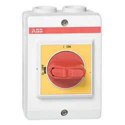 ABB OTP45BA4M Enclosed IP65 4 Pole Switch