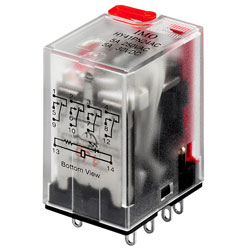 IMO HYE41PN240AC Ind Relay 14 Pin Plug In 4 Pole