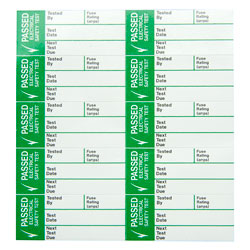 Industrial Signs IS1750SA Pass Test Labels Sml 35x15 - Pack of 50 S/a Vinyl