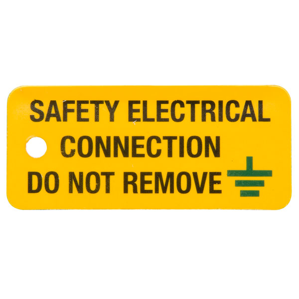Industrial Signs IS0610SA Safety Electrical Connection 75x25 Pack of 10 