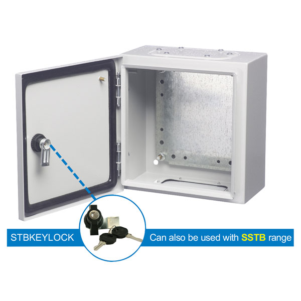 STBKEYLOCK Europa Components Key Lock For IP65 Steel Enclosures