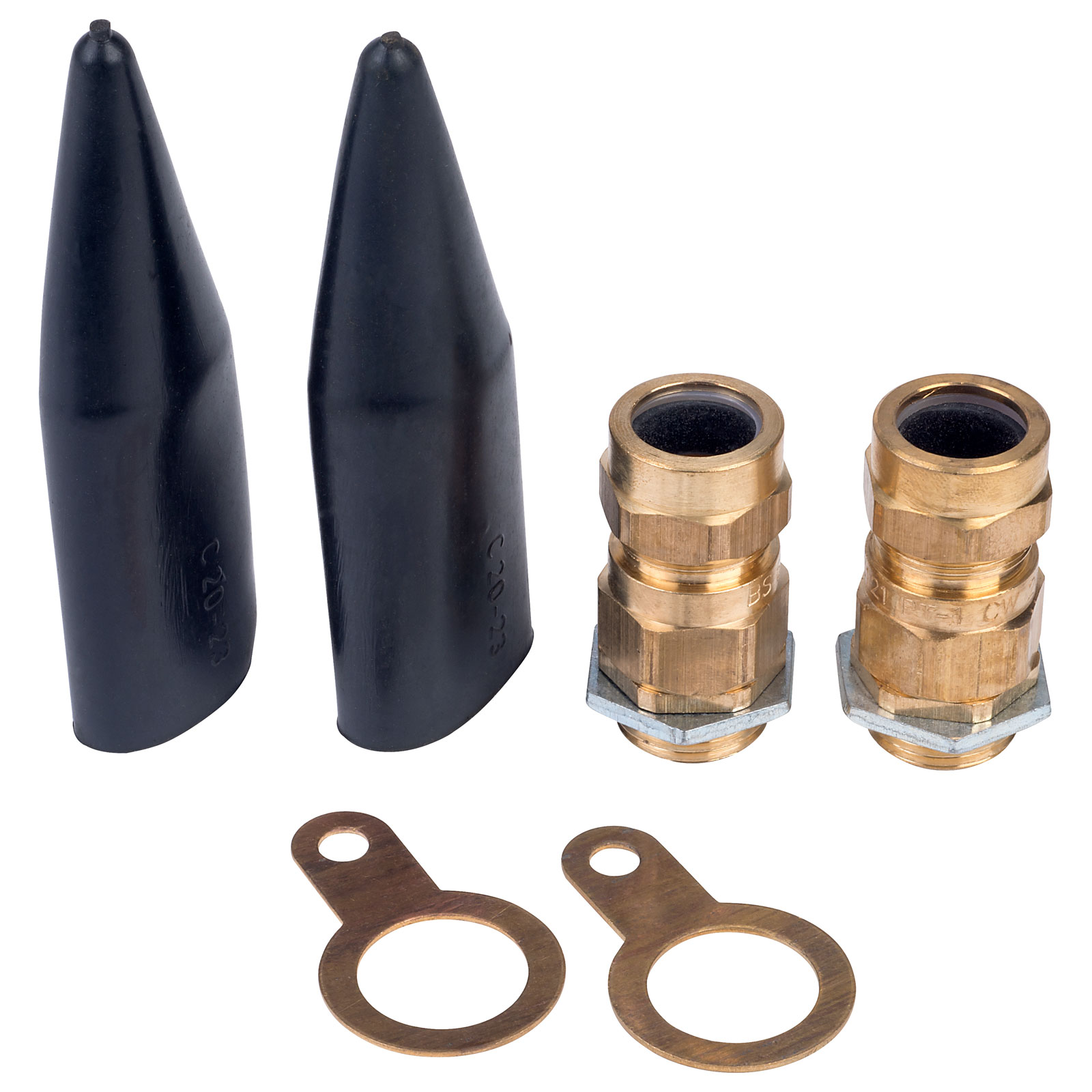 UniStrand Sm CW 20mm External 3 Part Gland Kit | Rapid Online