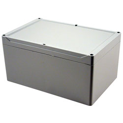 Hammond 1555VB2GY Watertight PC Enclosure Styled Lid 240 x 160 x 120 Grey