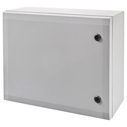 Fibox 8120023 ARCA 30x40x21cm Cabinet, PC Grey cover, 2-point locking