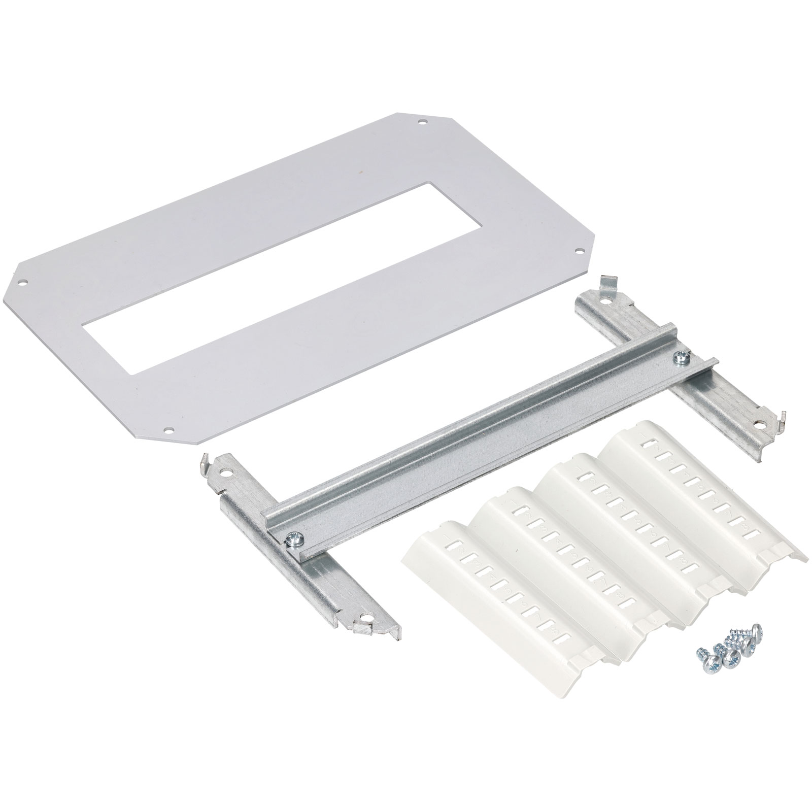Fibox 8120791 DRS ARCA 203015 DIN rail frame set 1 row x 11 modules ...