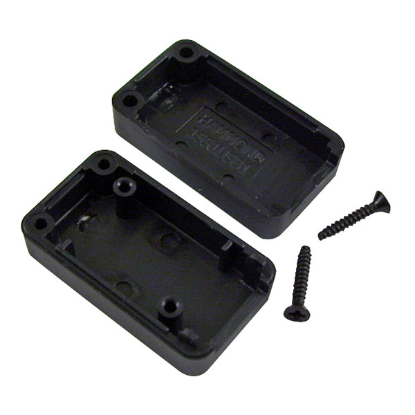 1551USB1BK Miniature Plastic USB Enclosure 35x20x15.5 Black