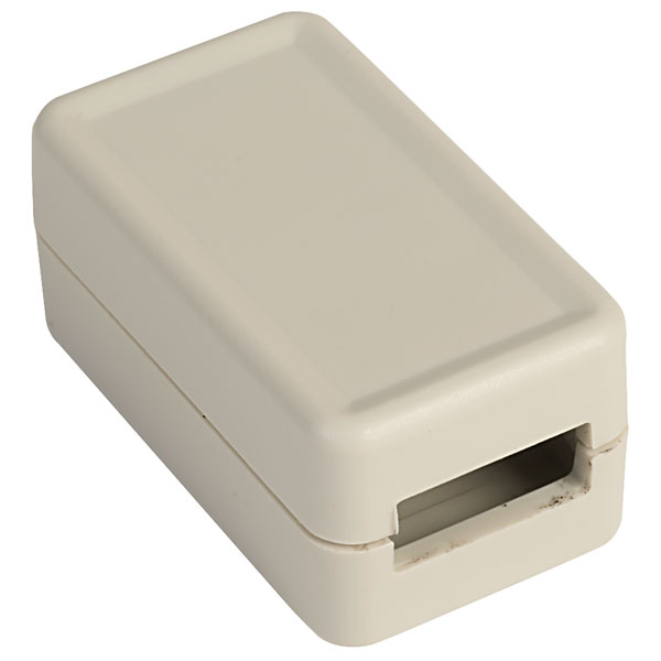  1551USB1GY Miniature Plastic USB Enclosure 35x20x15.5 Grey