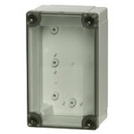 Fibox 6011901 PC 100/60 HT Enclosure, PC Smoked transparent cover