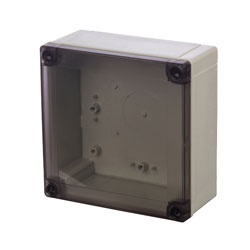 Fibox 6011909 PC 125/100 HT Enclosure, PC Smoked transparent cover