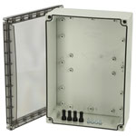 Fibox 6013930 PC 200/88 XHT Enclosure, PC Smoked transparent cover