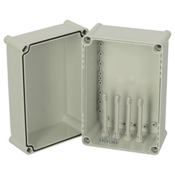 Fibox 5330370 PC 28x19x18cm G Enclosure, PC Opaque cover