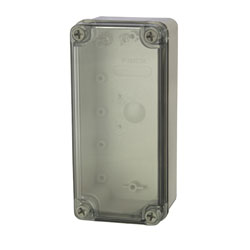 Fibox 8724007 PC D 65mm T Enclosure, PC Transparent cover