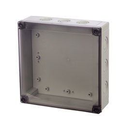 Fibox 6016920 PCM 175/75 T Enclosure, PC Smoked transparent cover