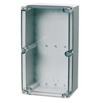 Fibox 7022851 PCT 16x36x10cm Enclosure, PC Clear transparent cover