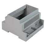 CamdenBoss CNMB/5V/1 CNMB DIN Rail Box Size 5 Open Top Vented One Side Open