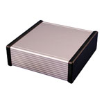 Hammond 1455T1602 Extruded Aluminium Enclosure 163x160x51.5 Natural