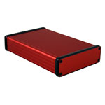 Hammond 1455L1601RD Extruded Aluminium Enclosure 160 x 103 x 30.5mm Red