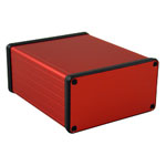 Hammond 1455N1201RD Extruded Aluminium Enclosure 120 x 103 x 53mm Red