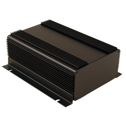 Hammond 1455NHD1601BK Extruded Enclosure Heat Dissipative 160x110x60.8mm Black