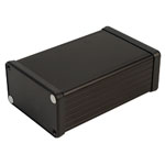 Hammond 1455K1202BK Extruded Aluminium Enclosure 122 x 78 x 43mm Black