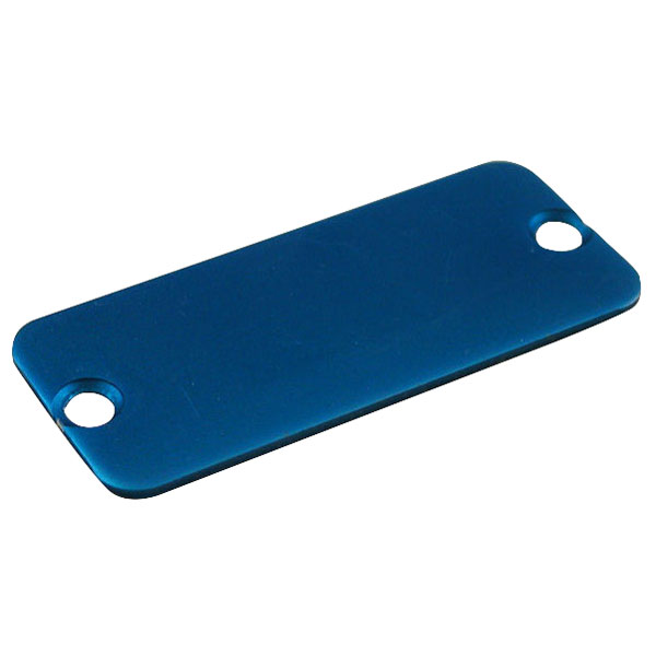  1455CALBU-10 End Panel 1455C Series 1.5 x 54 x 23mm Blue