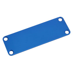 Hammond 1455JALBU-10 End Panel 1455J Series 1.5 x 78 x 27mm Blue