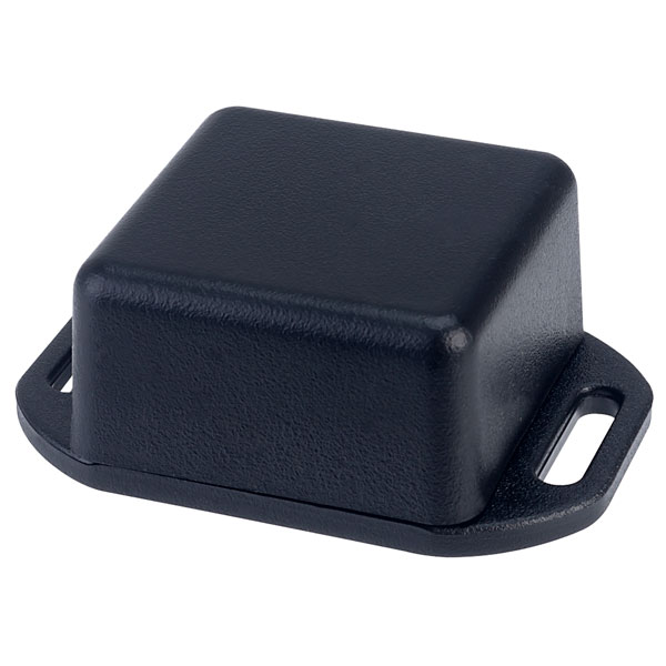 Image of Hammond 1551MFLBK ABS Miniature Flanged Enclosure Black 35 x 35 x 20mm