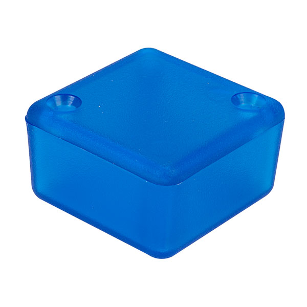 Image of Hammond 1551MTBU Translucent Blue ABS Enclosure 35 x 35 x 20mm