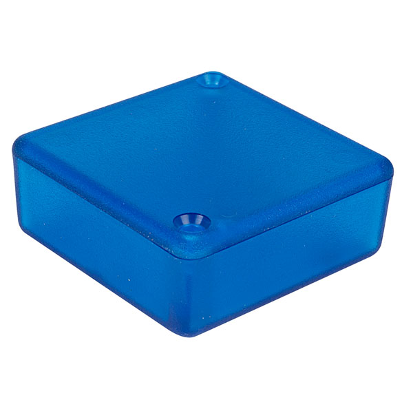 Image of Hammond 1551RTBU Translucent Blue ABS Enclosure 50 x 50 x 20mm