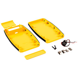 Hammond 1553DYLBKBAT Yellow Soft Side Encl battery 147 x 89 x 24mm